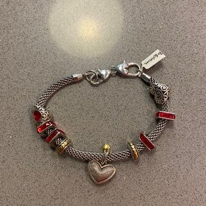Brighton bracelet red/hearts